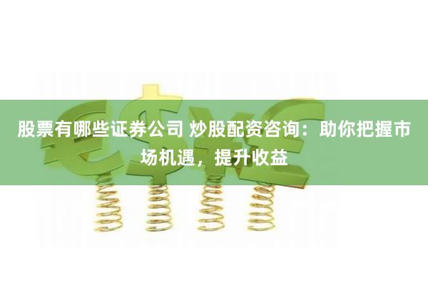 股票有哪些证券公司 炒股配资咨询：助你把握市场机遇，提升收益